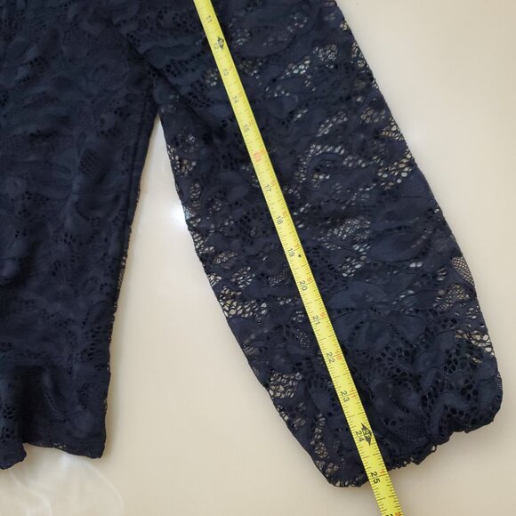 Torrid Fairycore Whimsigoth Witchy Lace Floral Long Sleeve Top Size Large 12 - Picture 10 of 16